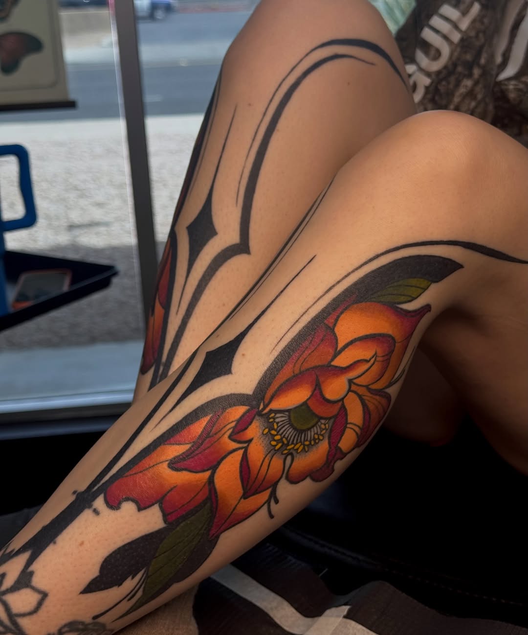 Tattoo by @livingsticker — neo_traditional, blackwork