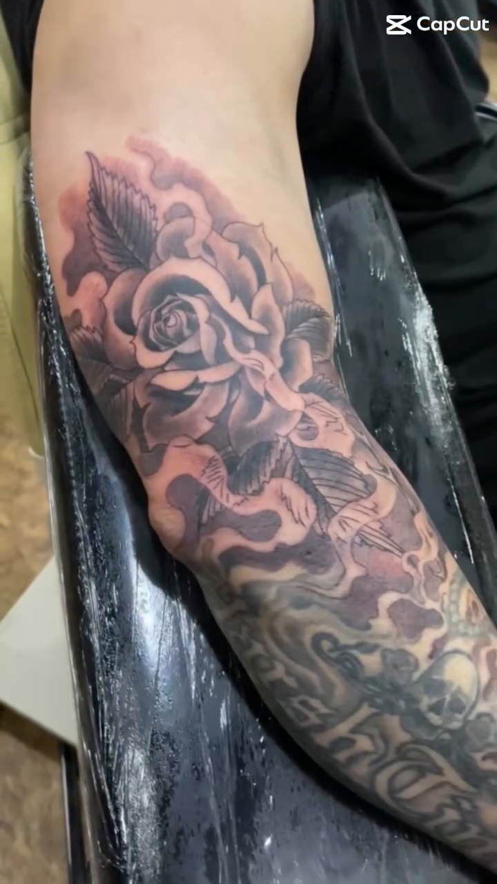 Tattoo by @tattoo.jitsu โ black_and_grey, realism