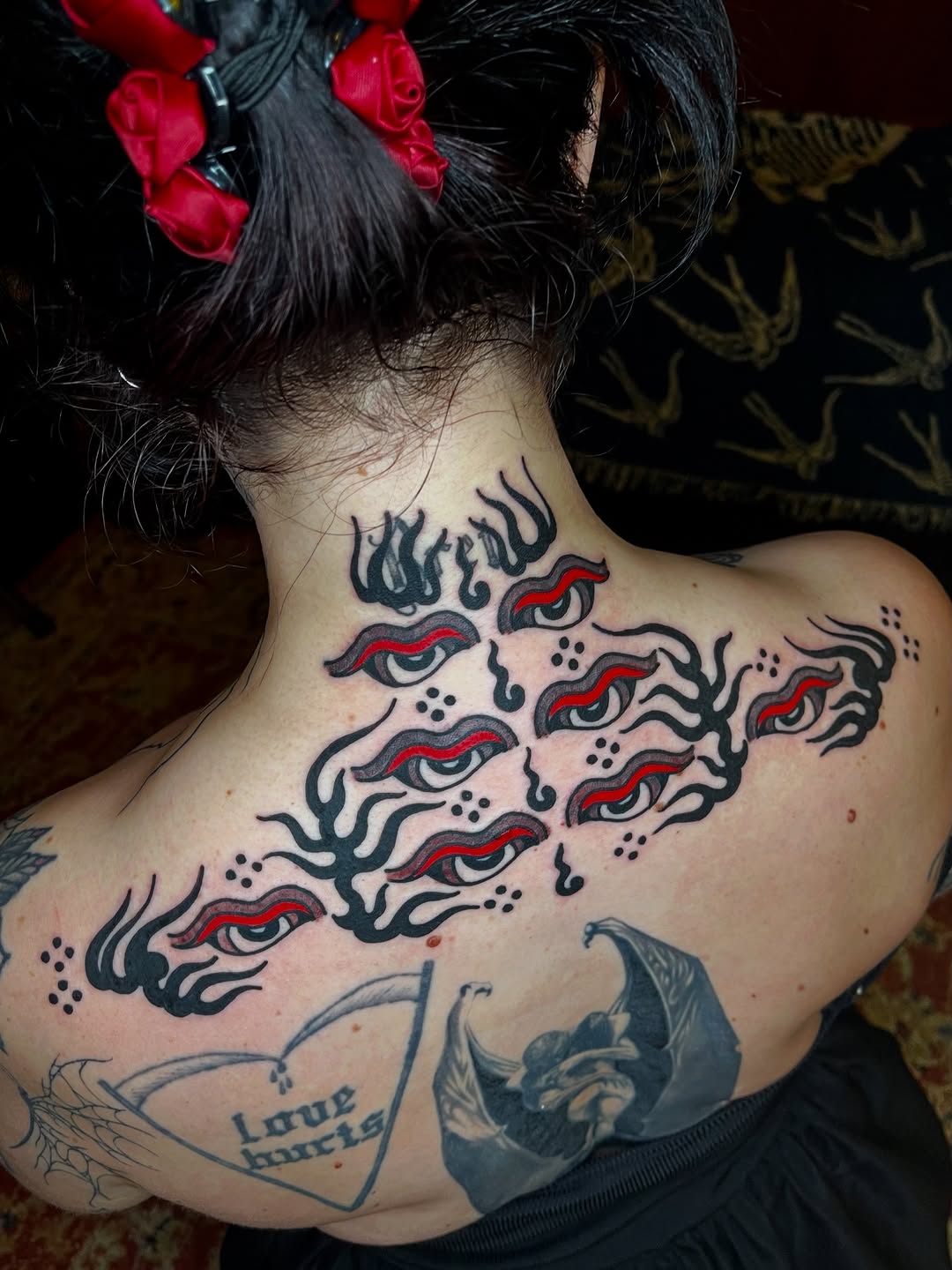 Tattoo by @gunga_ma — black_and_grey, blackwork