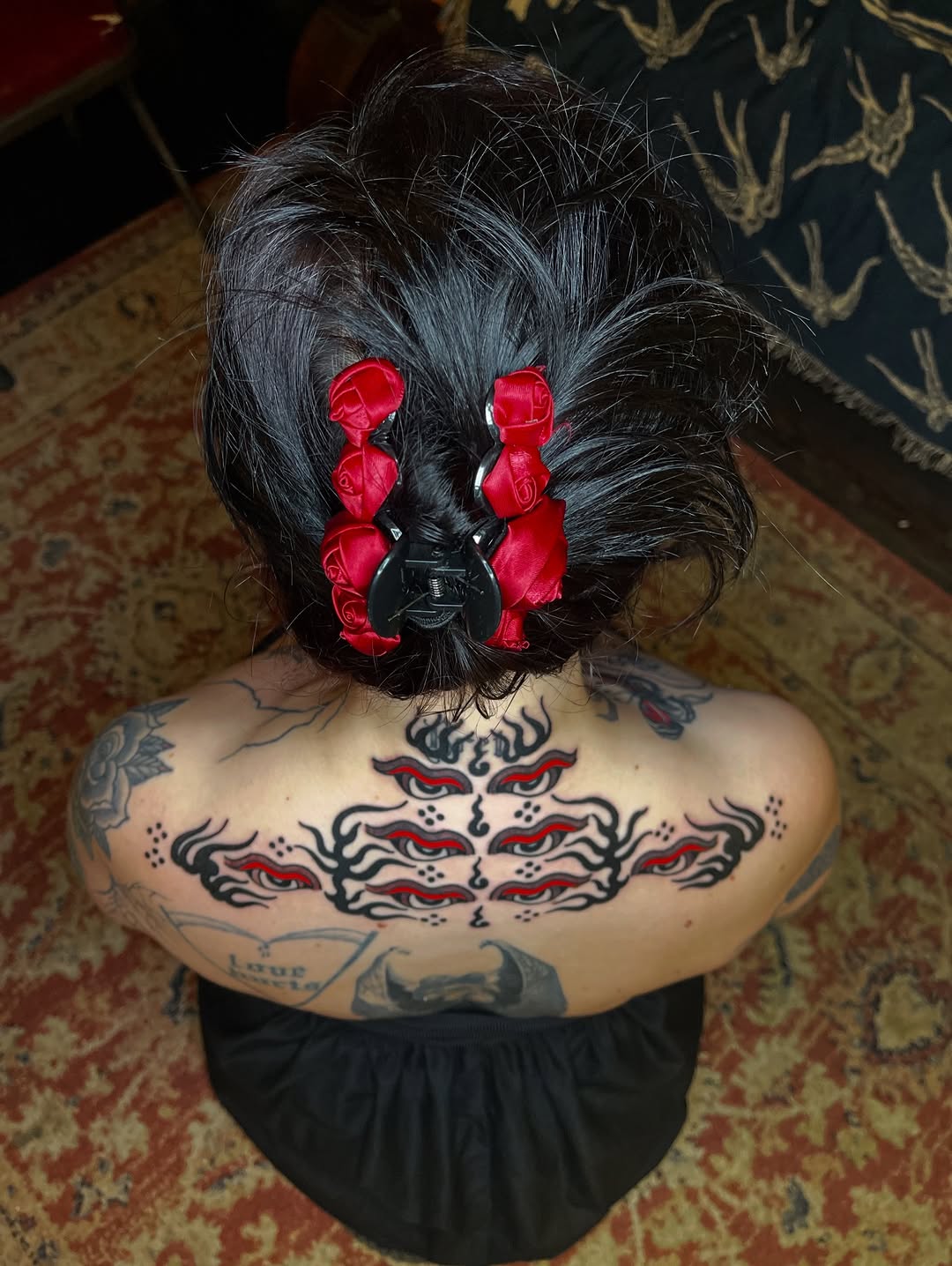 Tattoo by @gunga_ma — blackwork, black_and_grey