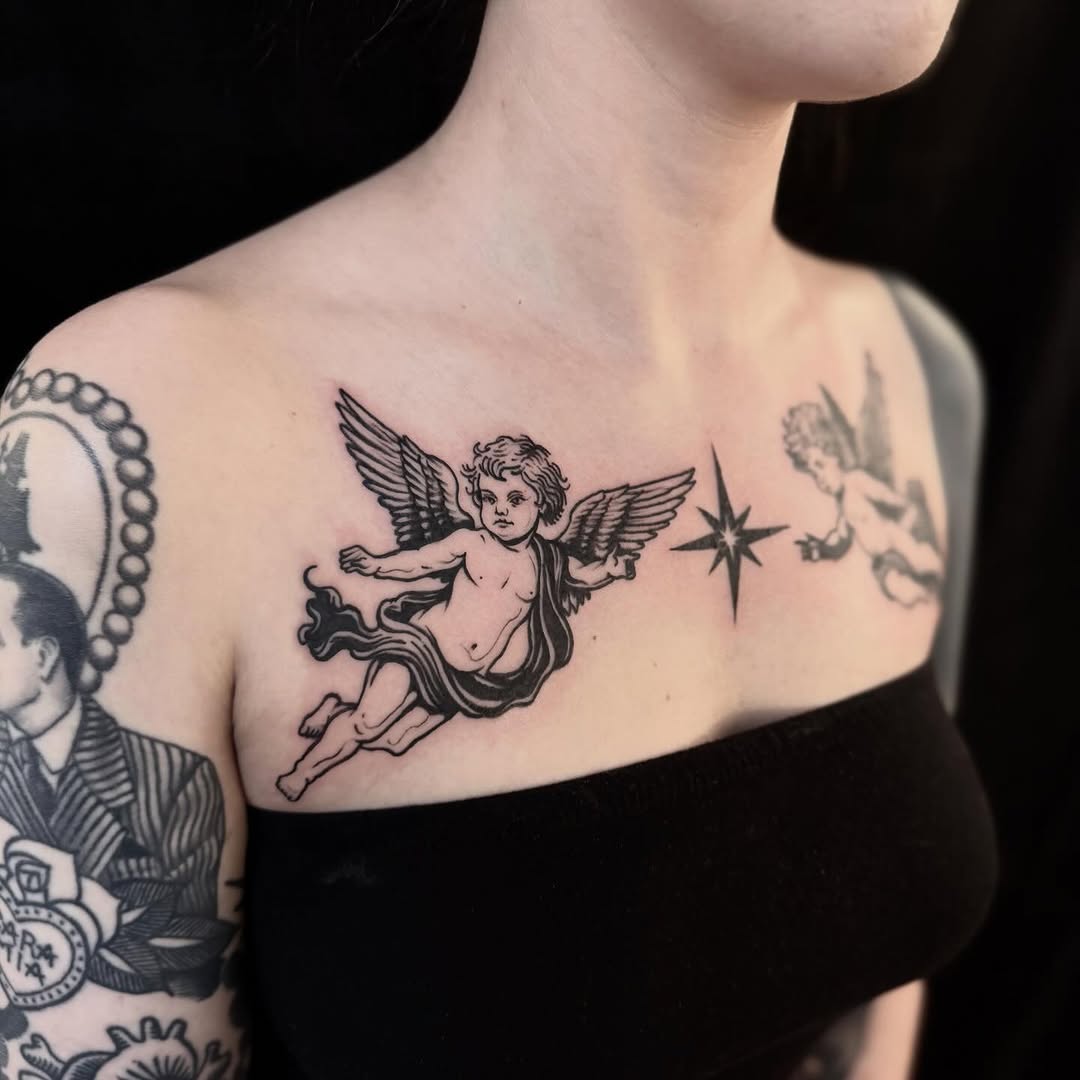 Tattoo by @rigershstrange β blackwork, illustrative