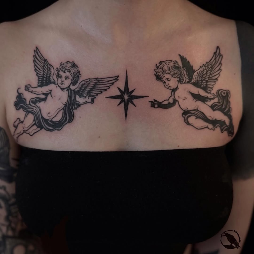 Tattoo by @rigershstrange β illustrative, blackwork