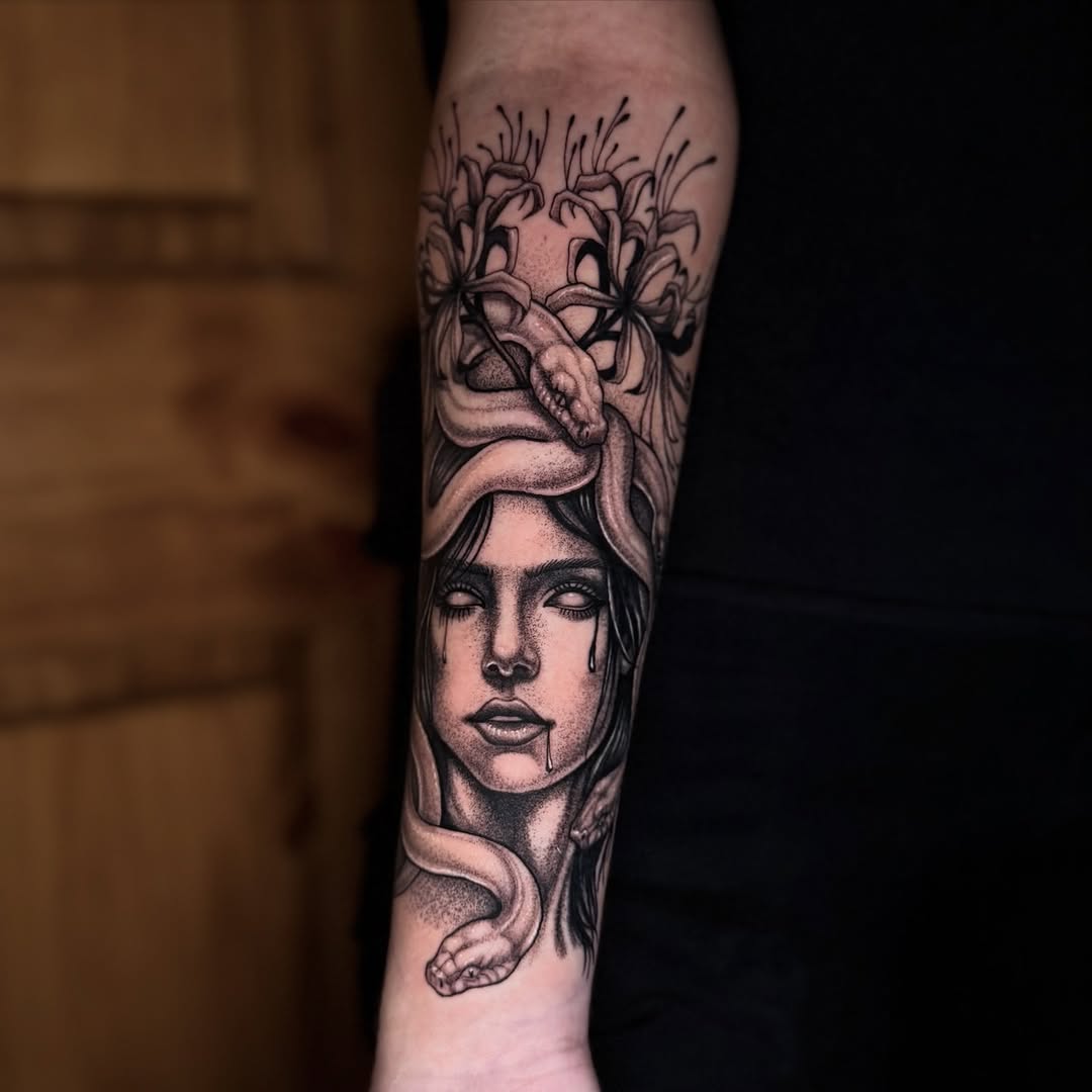 Tattoo by @mendoza.tattoo โ black_and_grey, realism