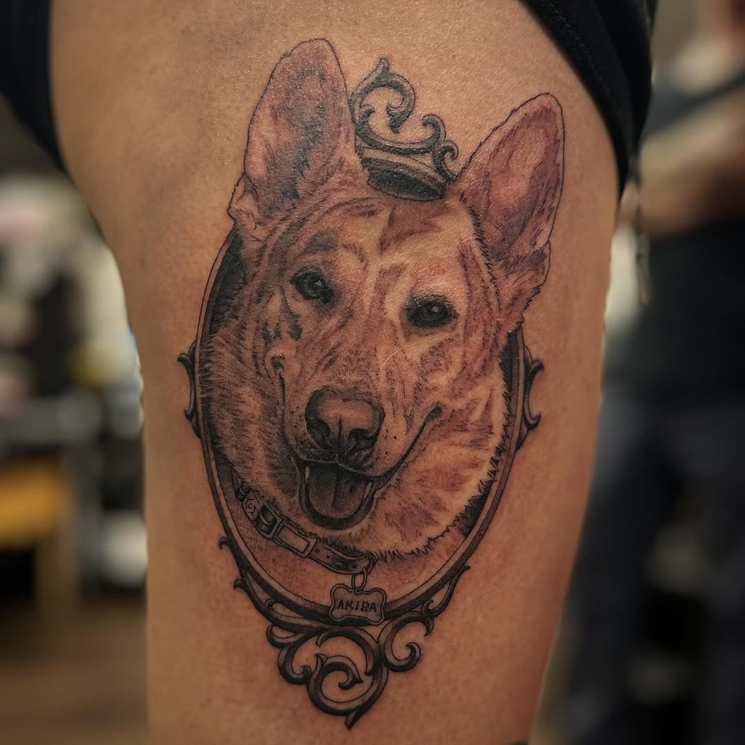 Tattoo by @mountains_of_flesh — realism, black_and_grey