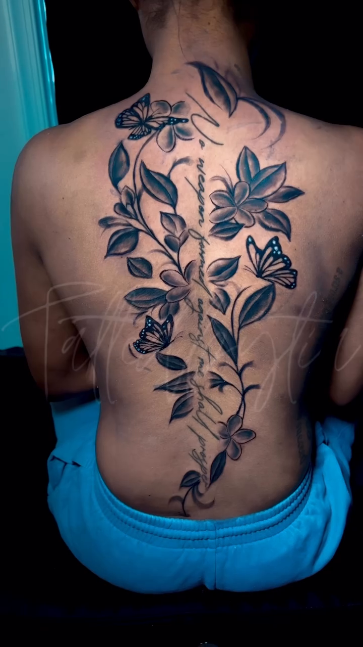 Tattoo by @tattedbytia — black_and_grey, realism