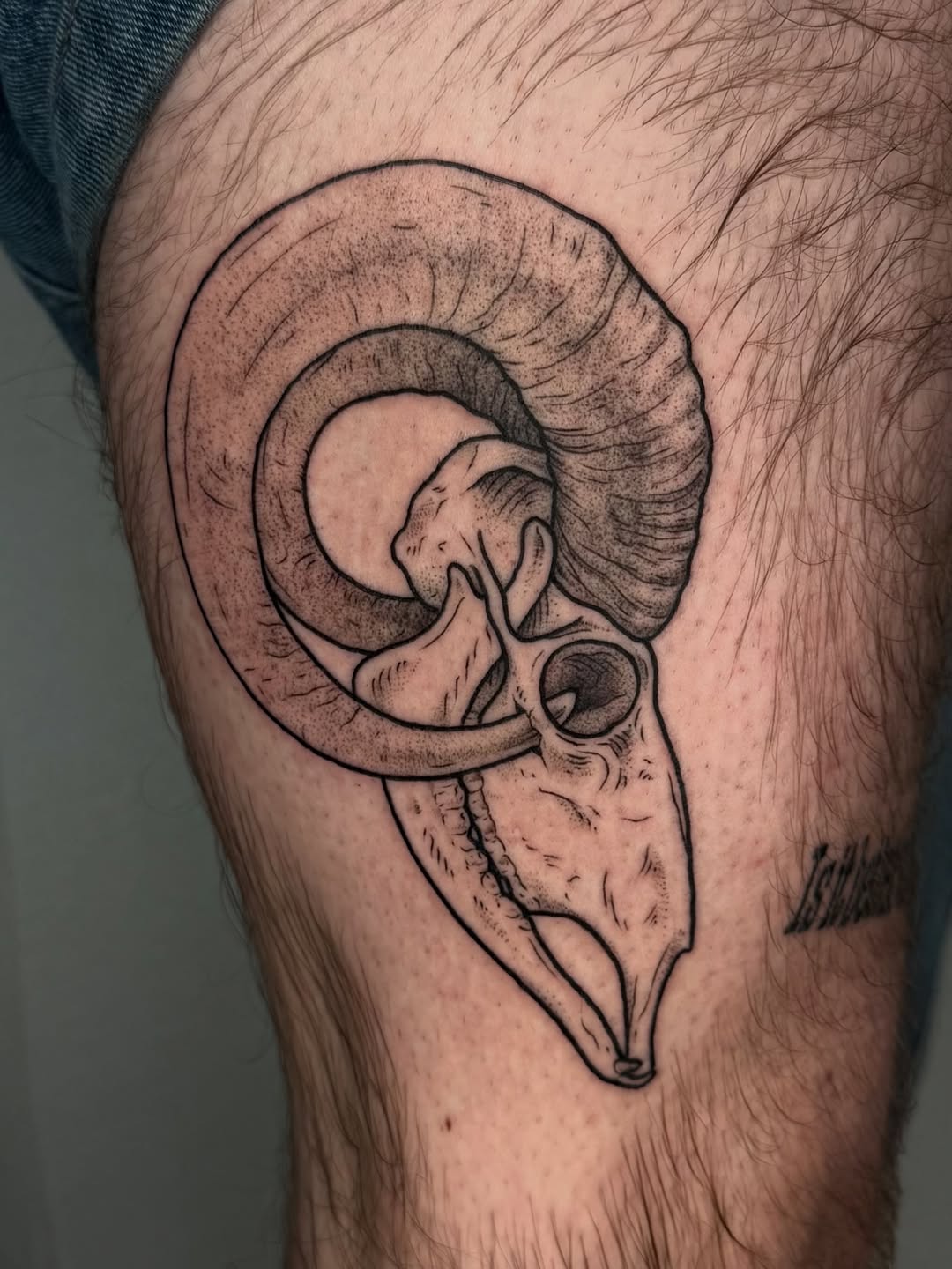 Tattoo by @flynncoooper — black_and_grey, realism