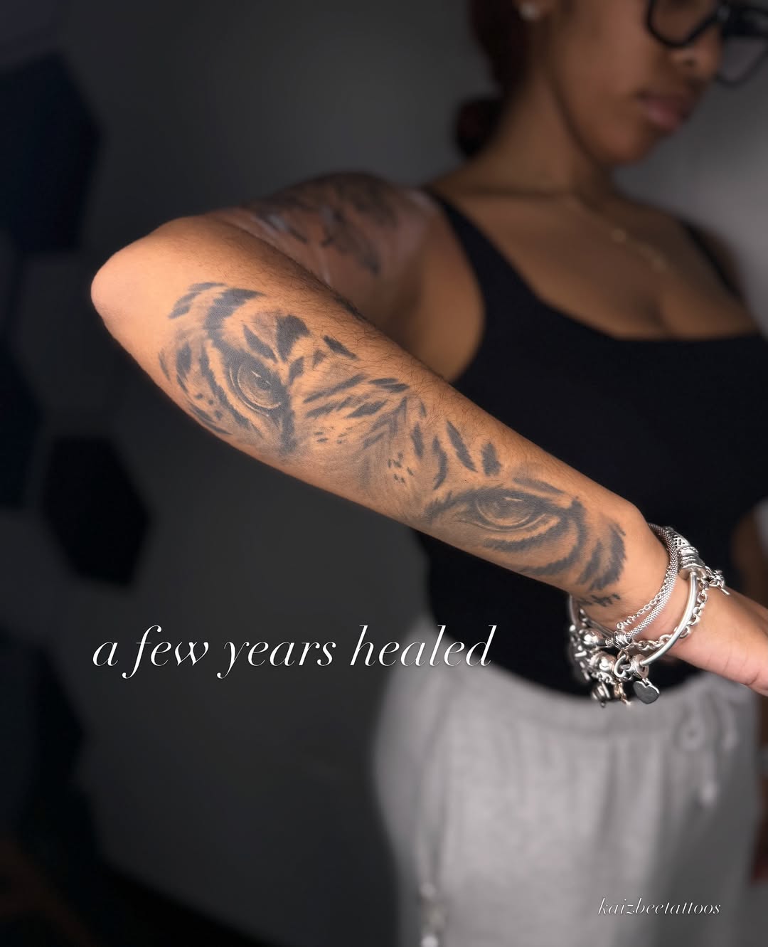 Tattoo by @kaizbeetattoos β realism, black_and_grey