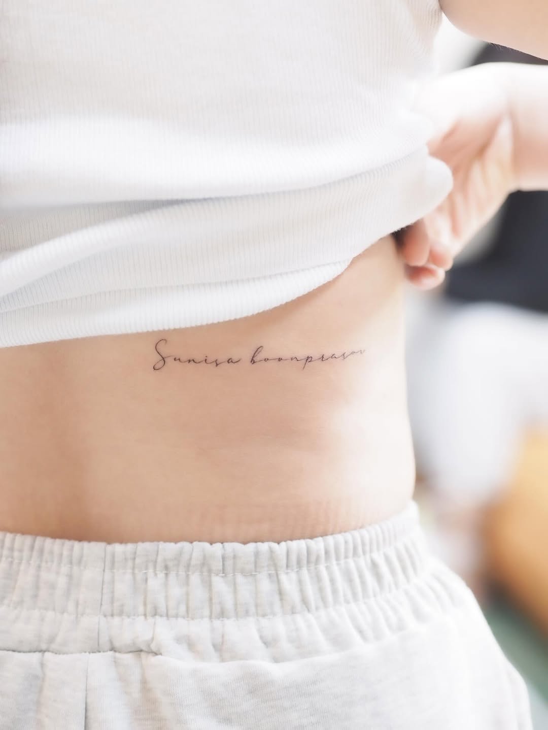 Tattoo by @arinyatatt.2 — lettering_script, fine_line