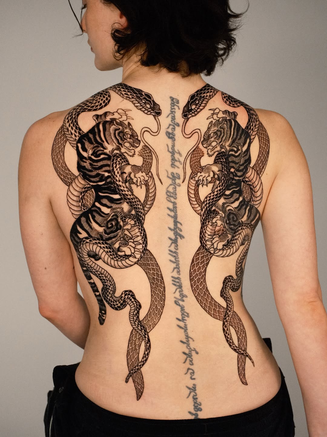 Tattoo by @kubotattoo — blackwork