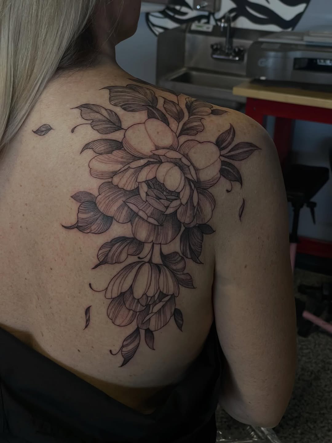 Tattoo by @thinkinkjr — fine_line, black_and_grey