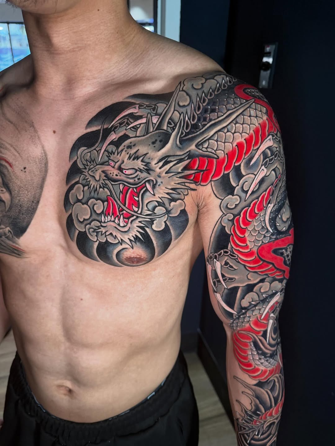 Tattoo by @selimstein — japanese_irezumi, black_and_grey