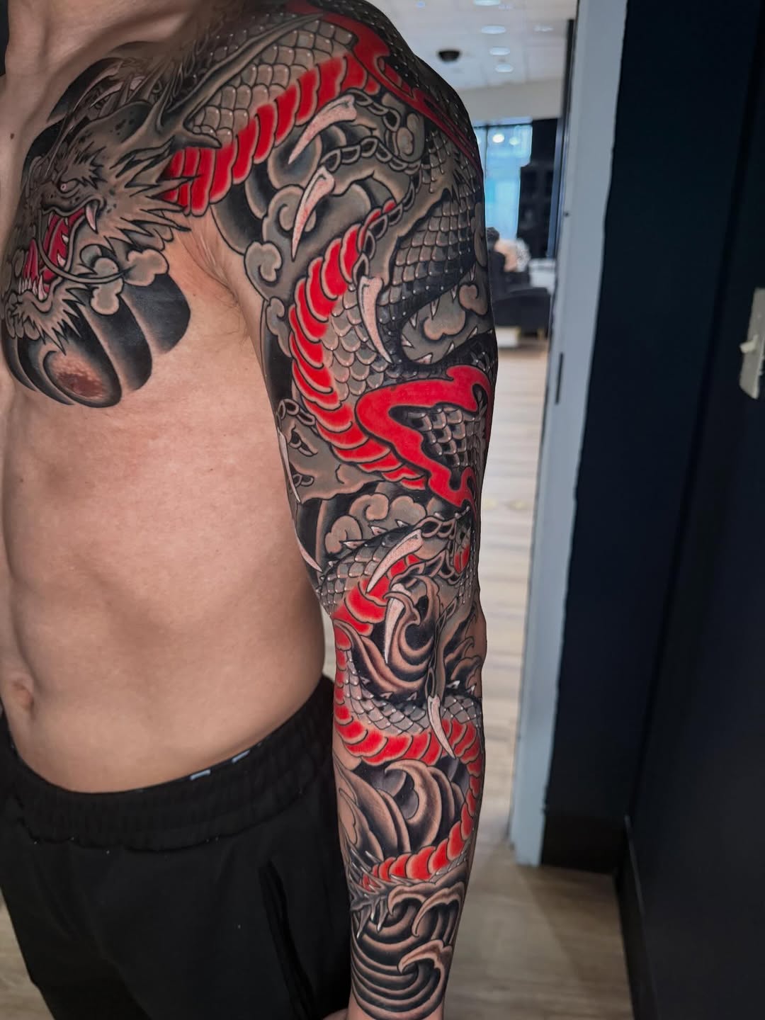 Tattoo by @selimstein — japanese_irezumi, black_and_grey