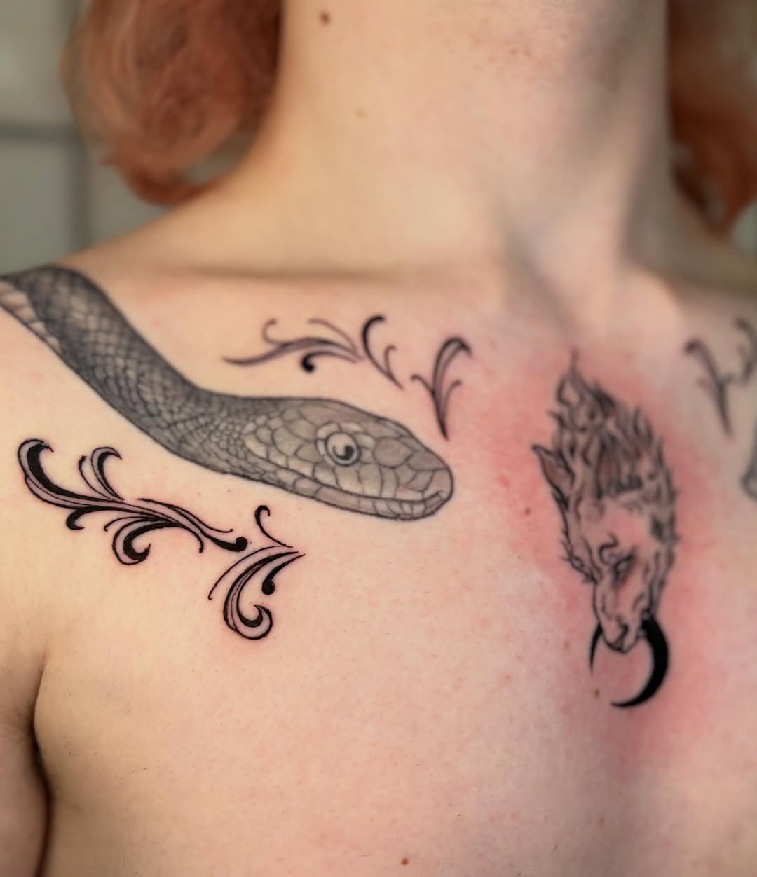 Tattoo by @damnginatattoos — realism, black_and_grey