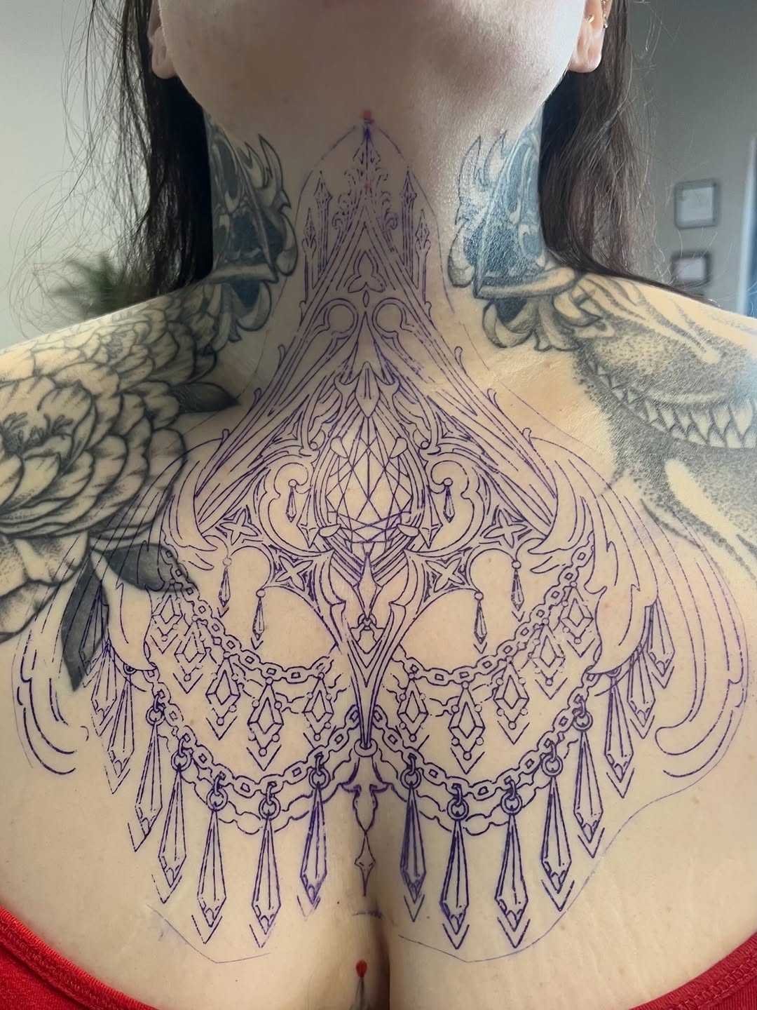 Tattoo by @emlectric_ — ornamental, geometric