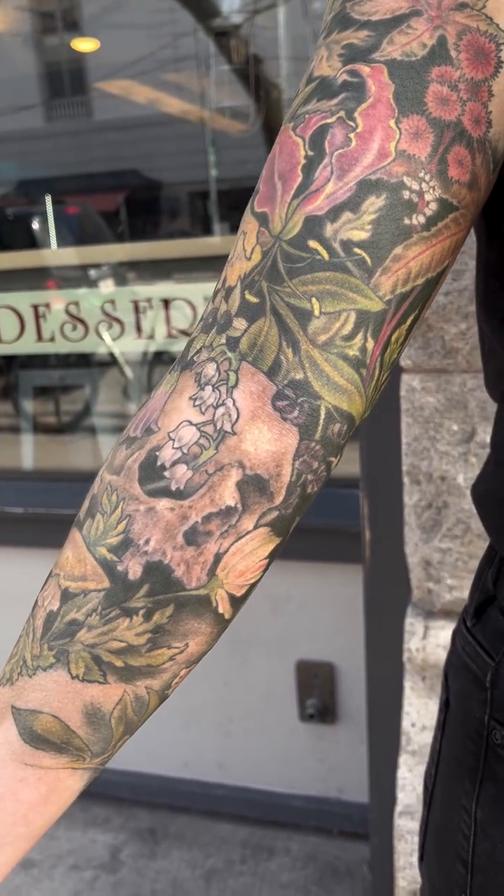 Tattoo by @melissathompsonart — realism, japanese_irezumi