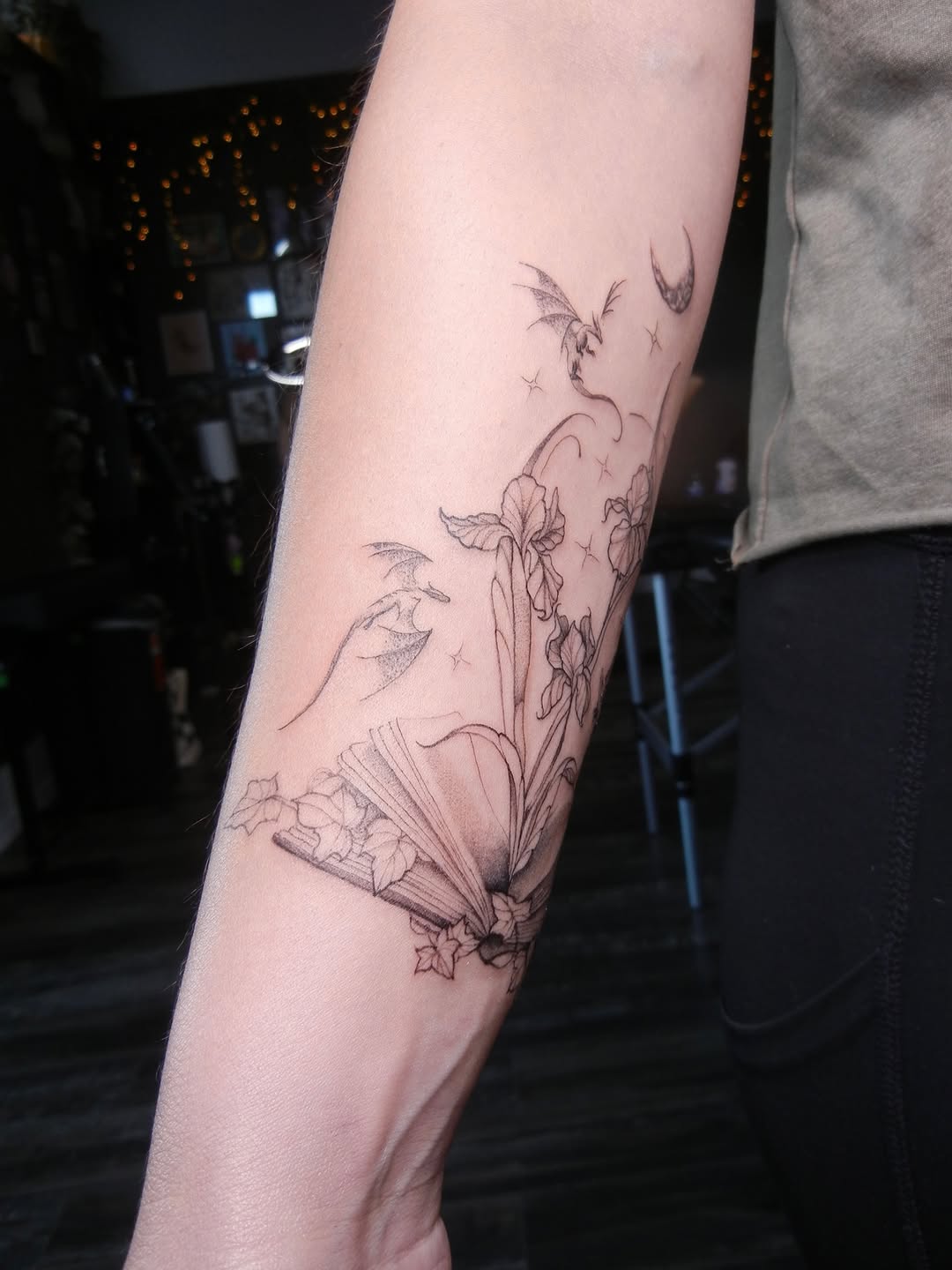 Tattoo by @black.swan.tattoos — fine_line, illustrative