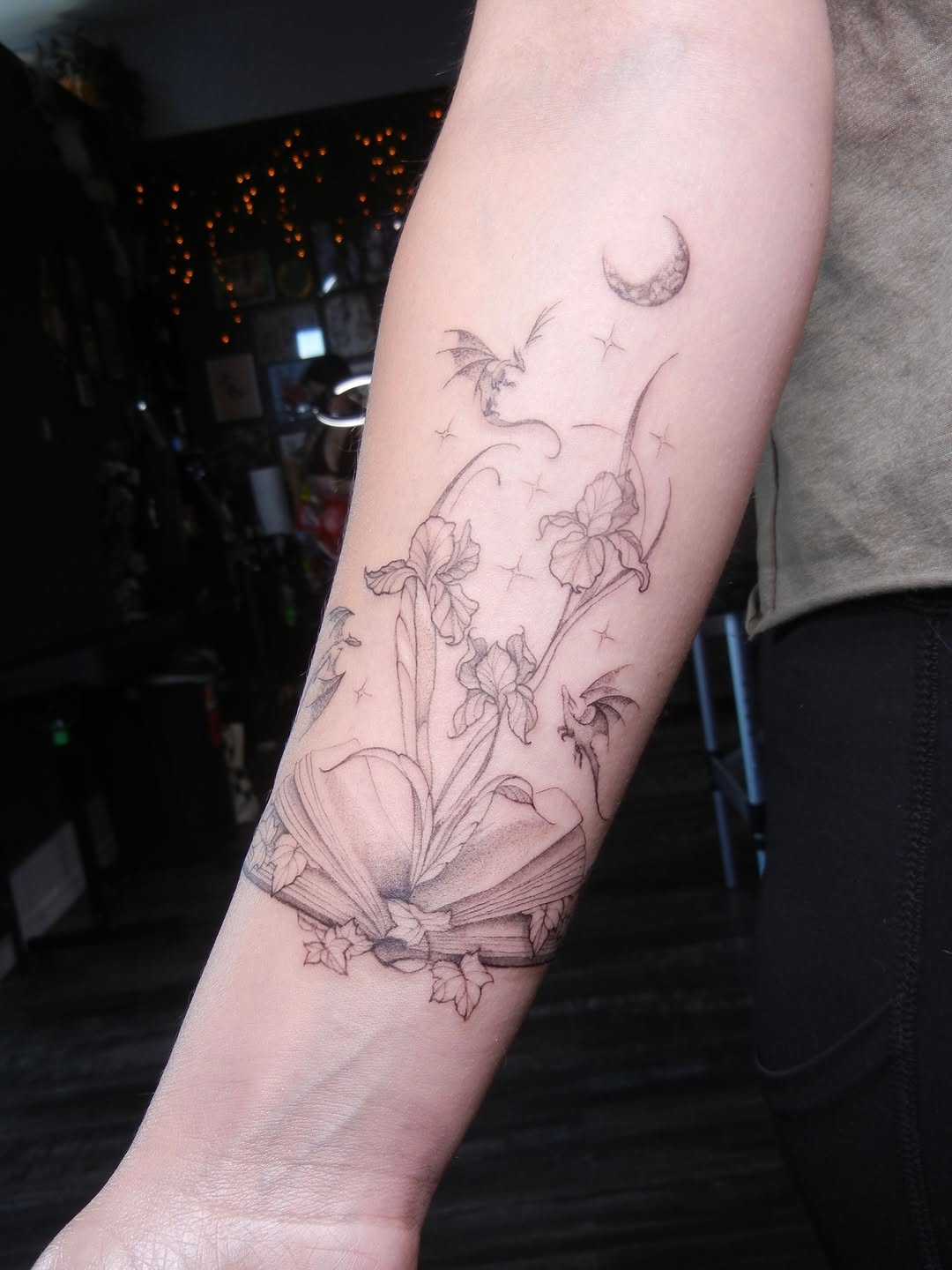 Tattoo by @black.swan.tattoos — fine_line, illustrative