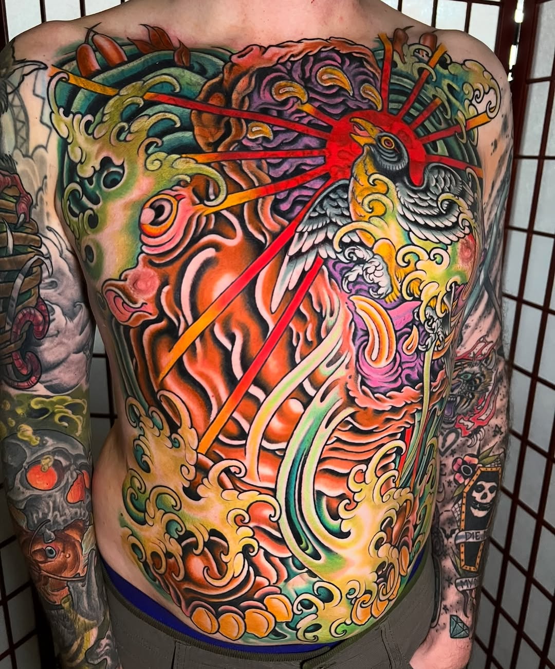 Tattoo by @alton_sides — japanese_irezumi, neo_traditional