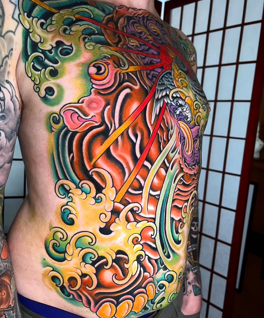 Tattoo by @alton_sides — japanese_irezumi, neo_traditional