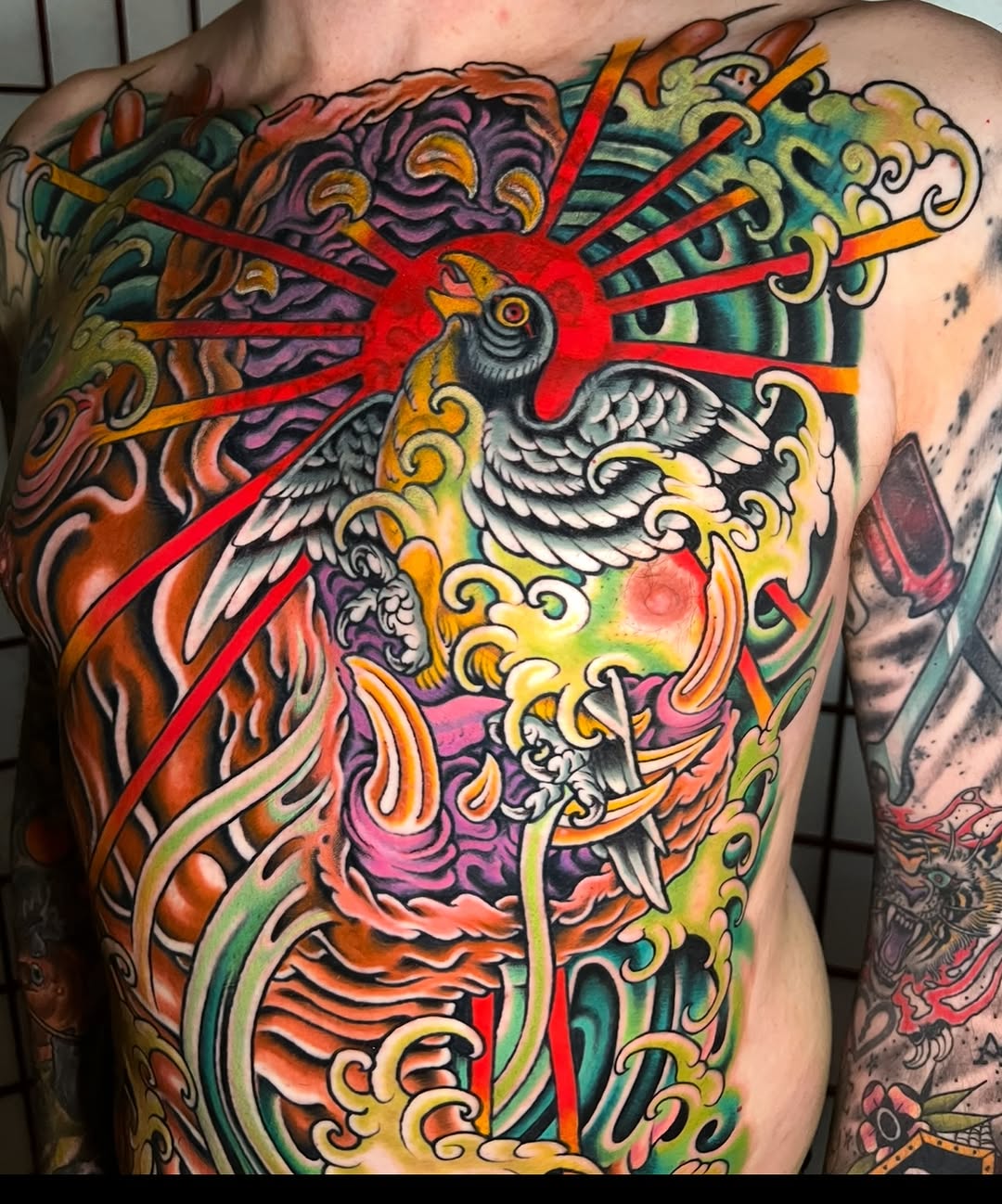 Tattoo by @alton_sides — japanese_irezumi, neo_traditional
