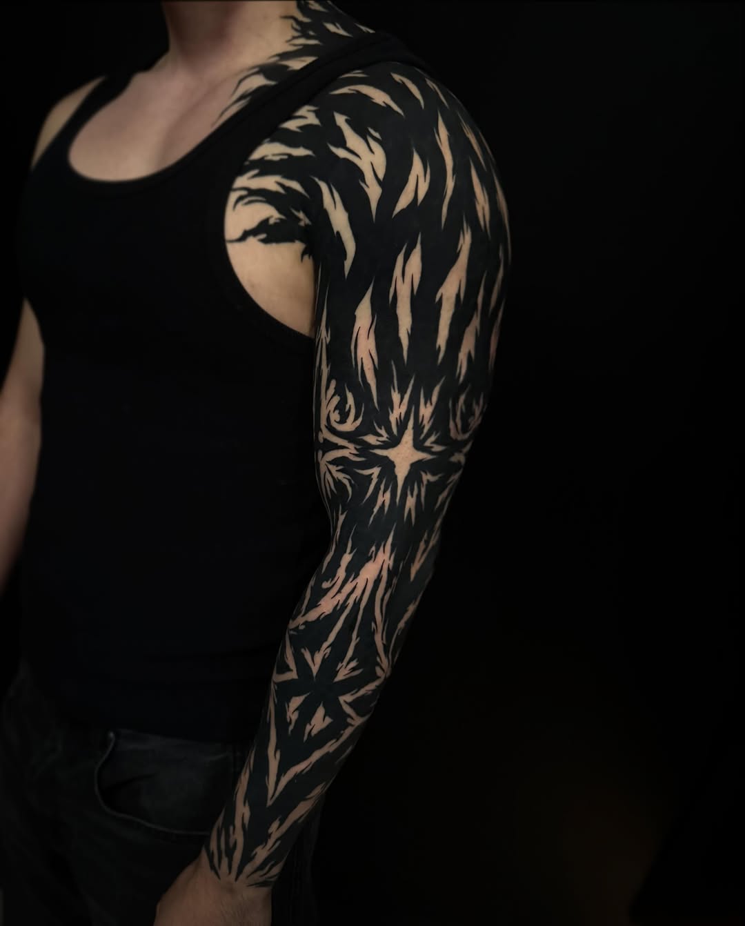 Tattoo by @z.a.r.k_art — blackwork