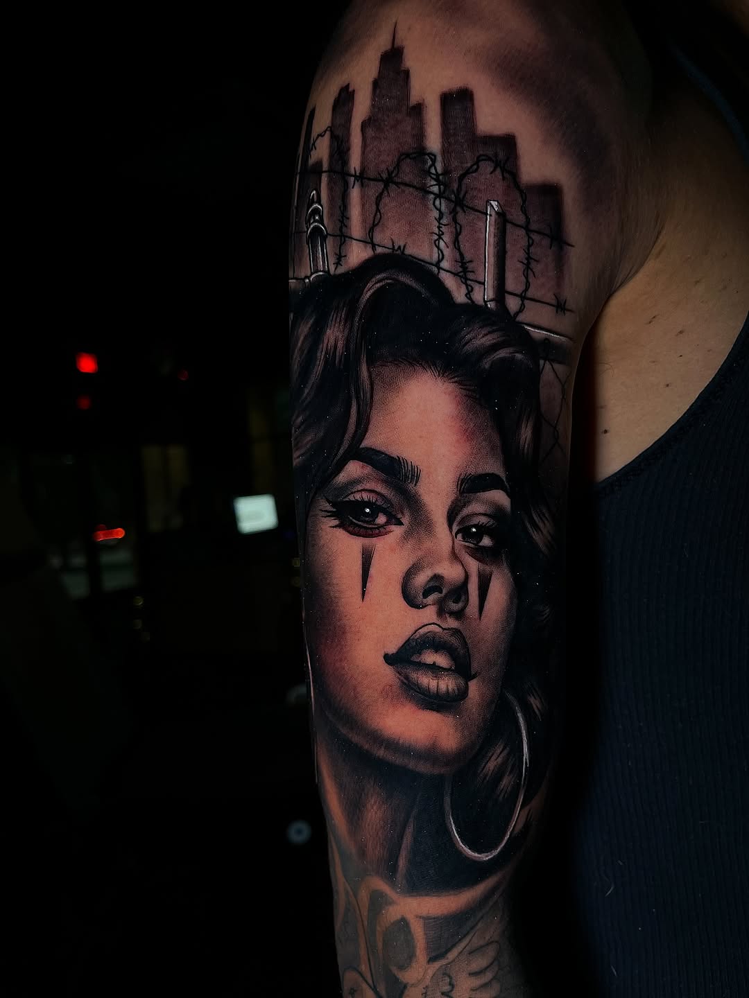Tattoo by @chrisraymyerstats β black_and_grey, realism