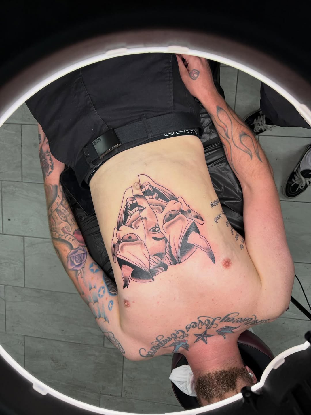 Tattoo by @sheeran_2 — black_and_grey, realism