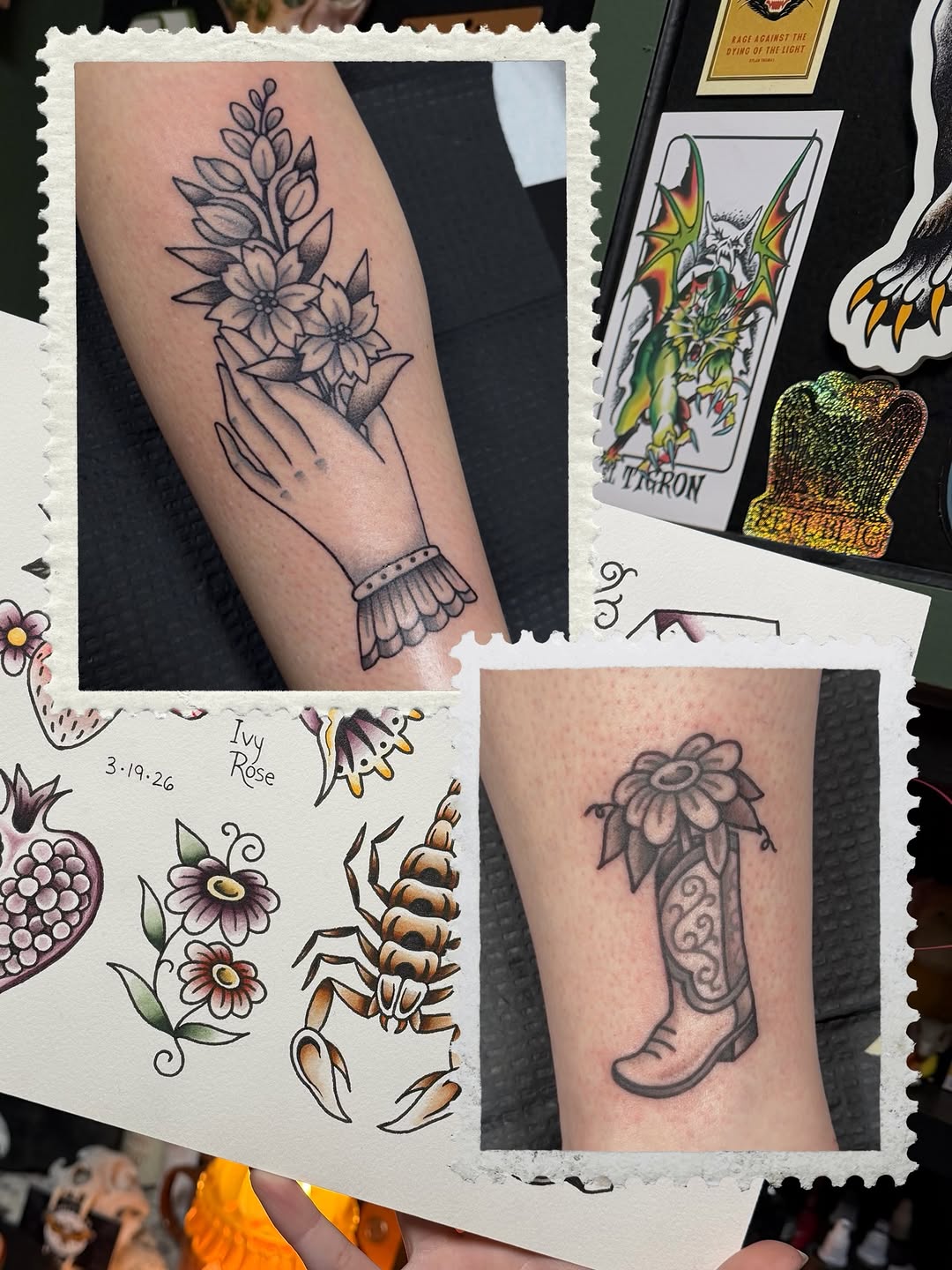 Tattoo by @critter.rose — american_traditional