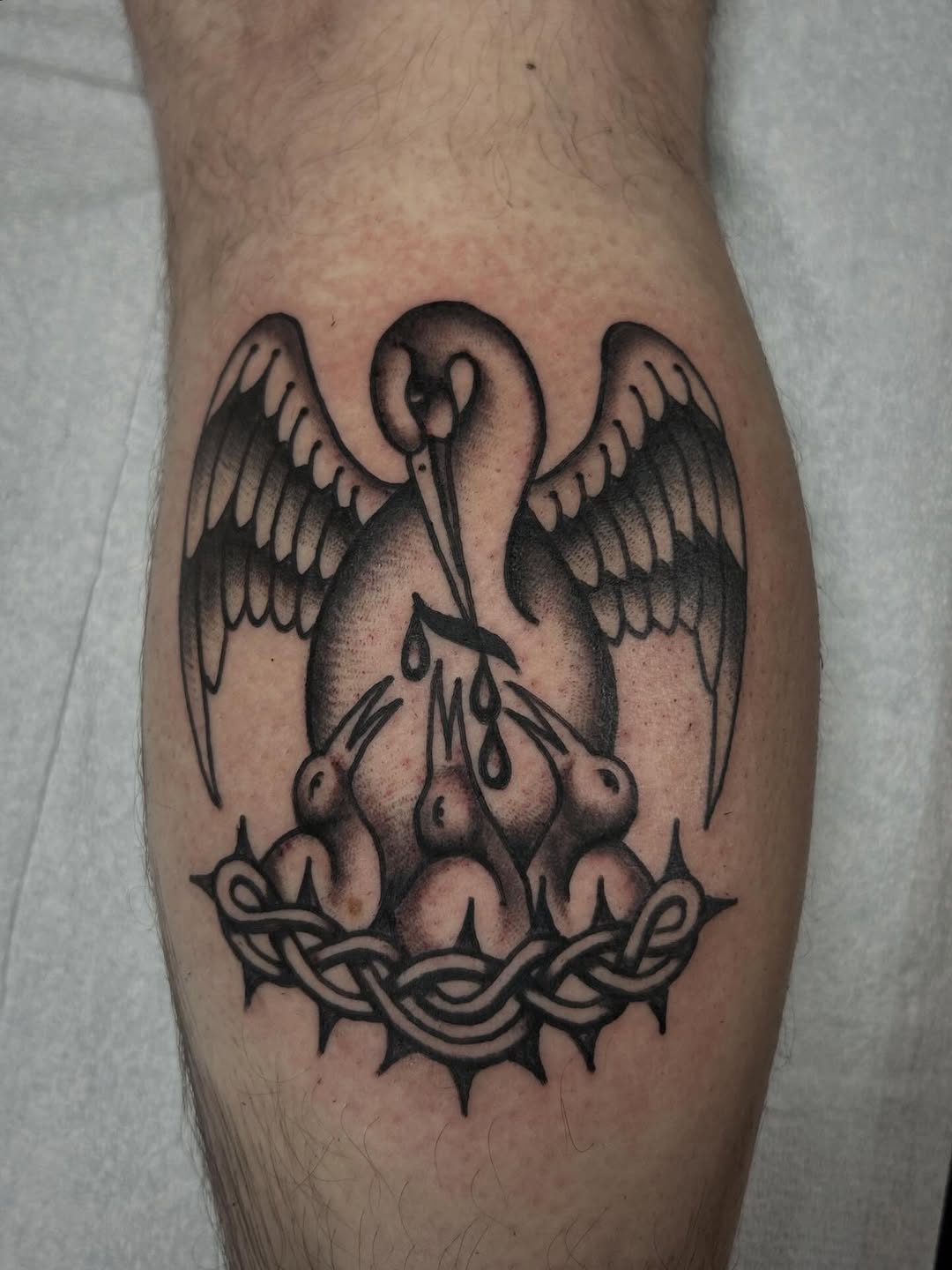 Tattoo by @paultrimbletattoo — american_traditional, black_and_grey