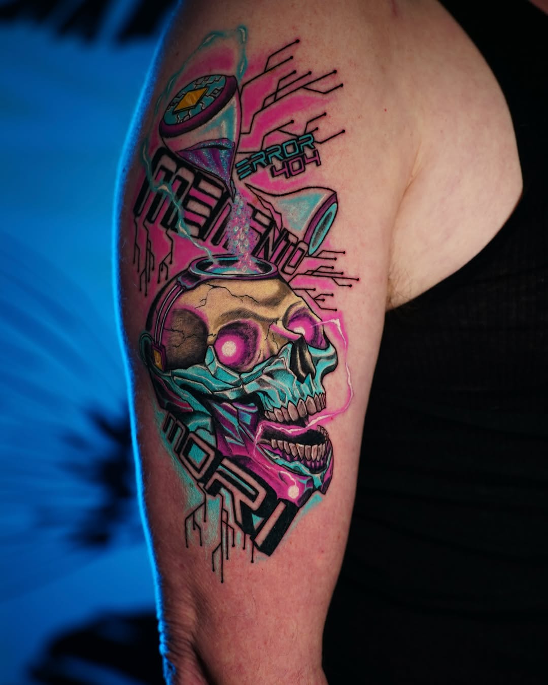 Tattoo by @bl.ink_tattooer — new_school, trash_polka