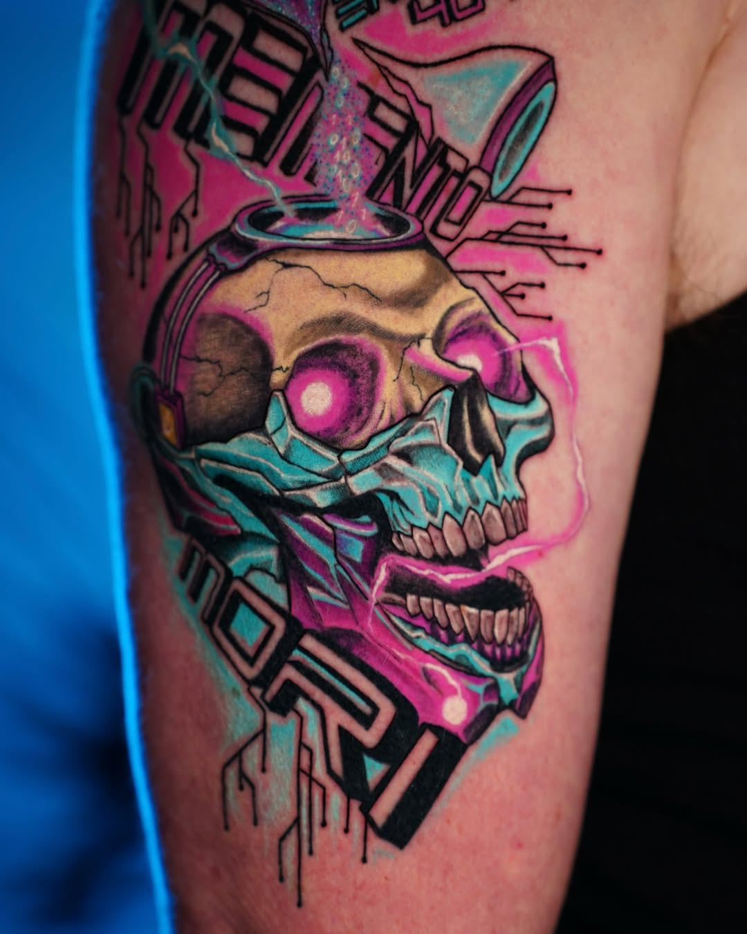 Tattoo by @bl.ink_tattooer — new_school, trash_polka