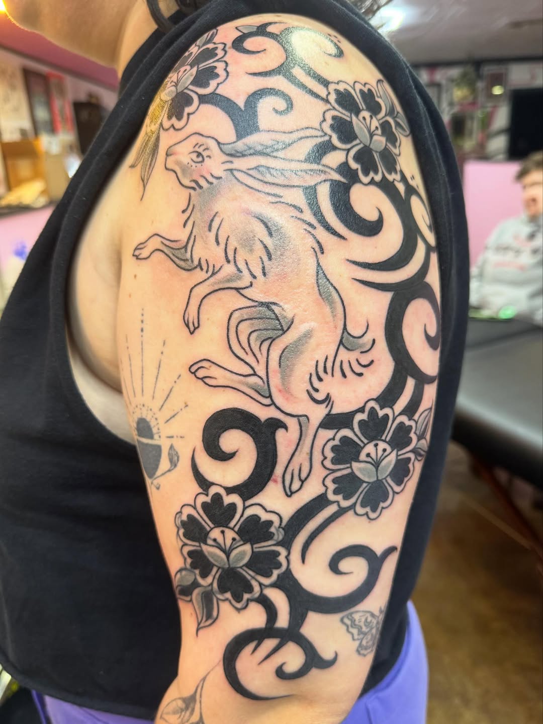 Tattoo by @gremlin.tattoos — japanese_irezumi, black_and_grey