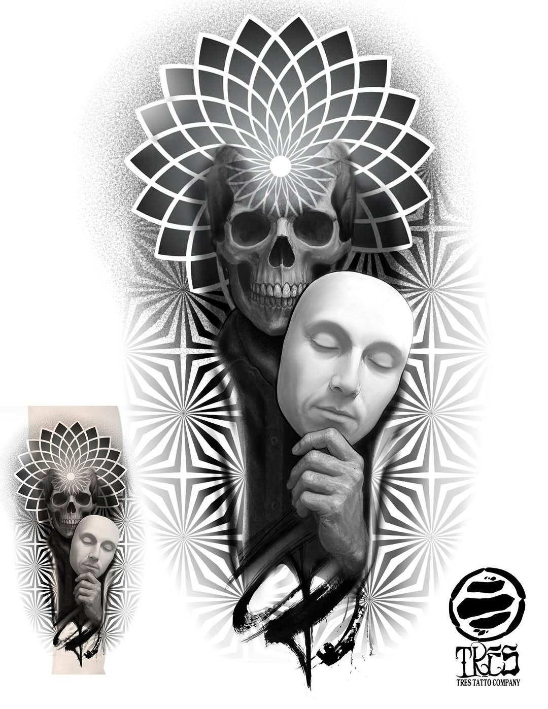 Tattoo by @gersaint — black_and_grey, realism
