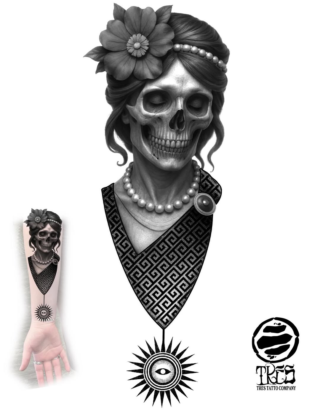 Tattoo by @gersaint — realism, black_and_grey