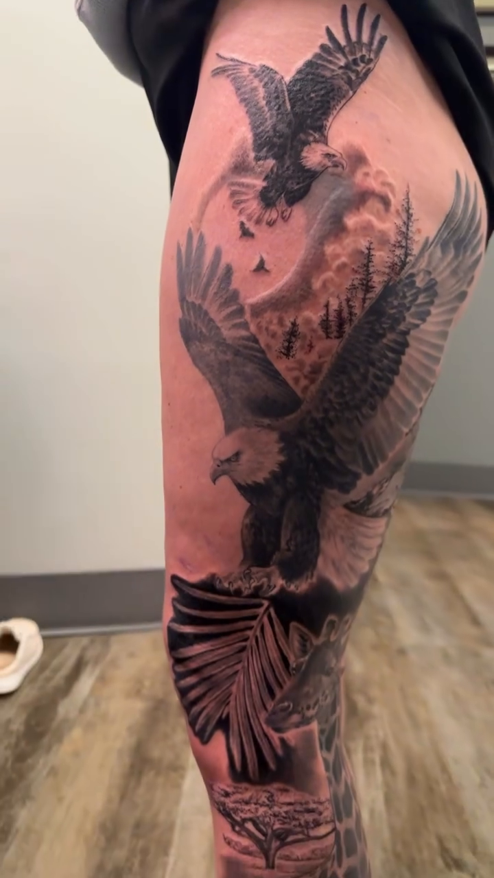 Tattoo by @pyramidofink — realism, black_and_grey
