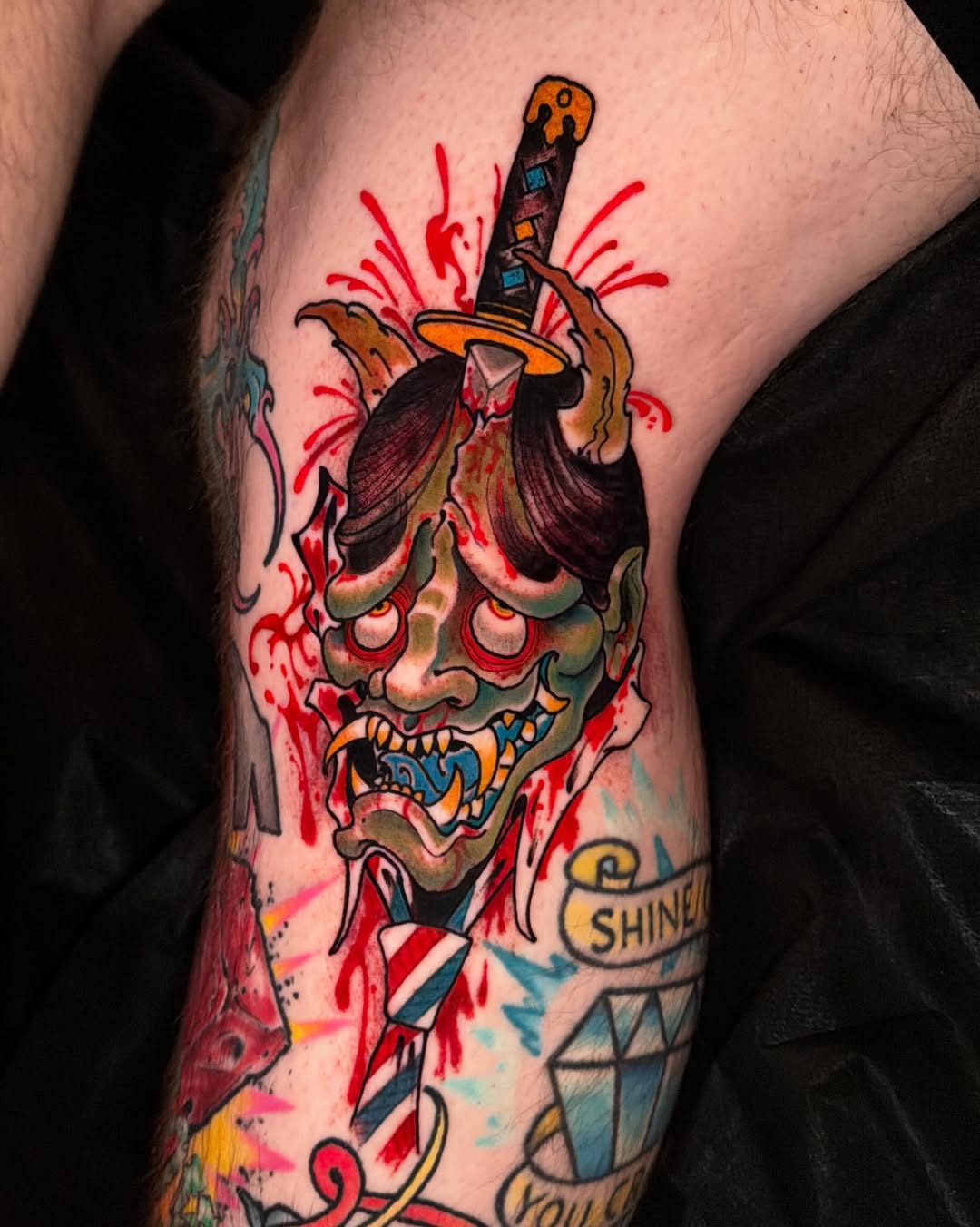 Tattoo by @ryaneugene1 — neo_traditional, japanese_irezumi