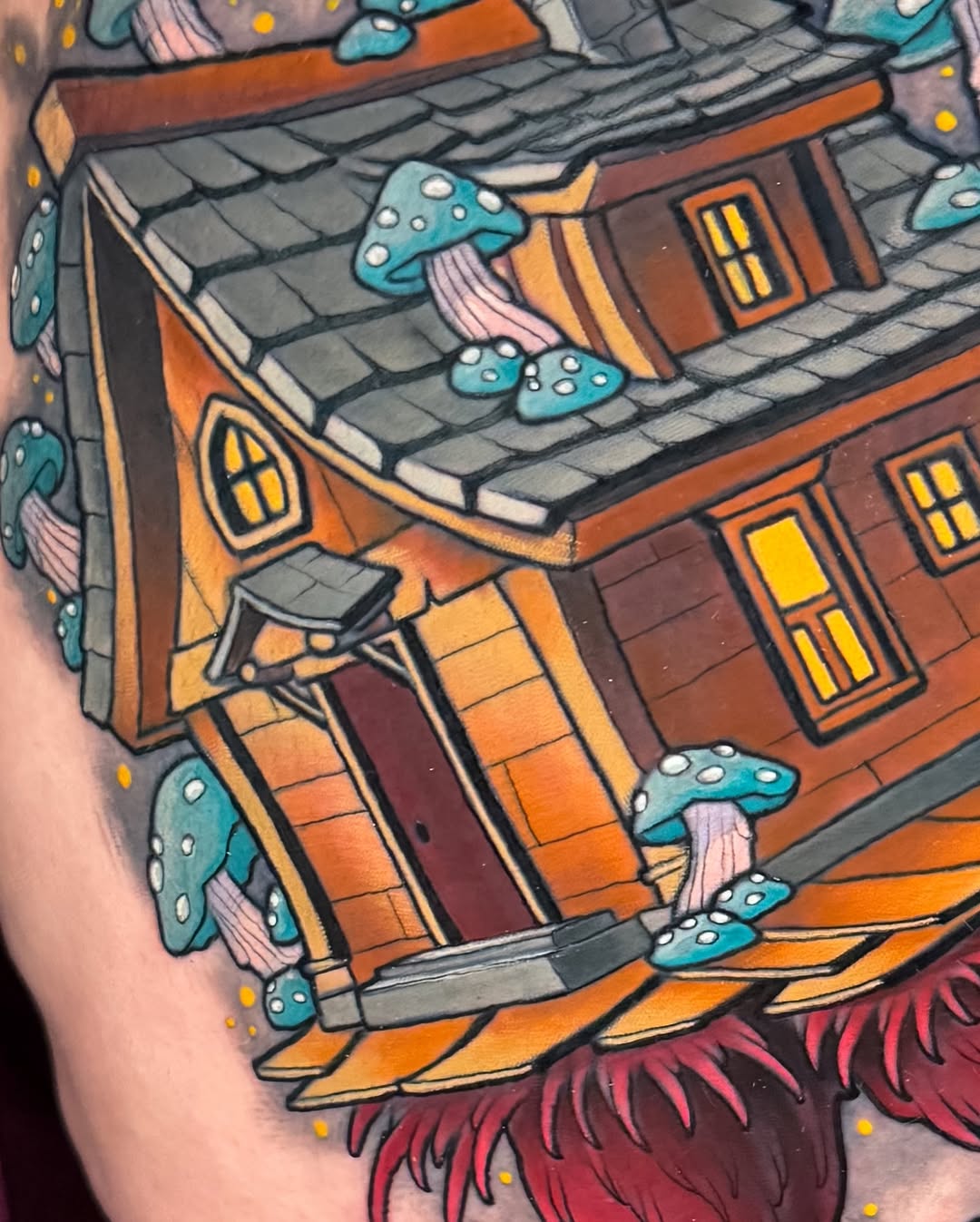 Tattoo by @tattoos_by_austin — illustrative, new_school