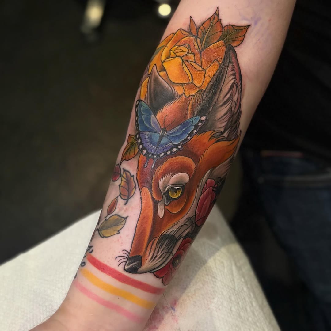 Tattoo by @luci.bat.tattoo β neo_traditional, realism