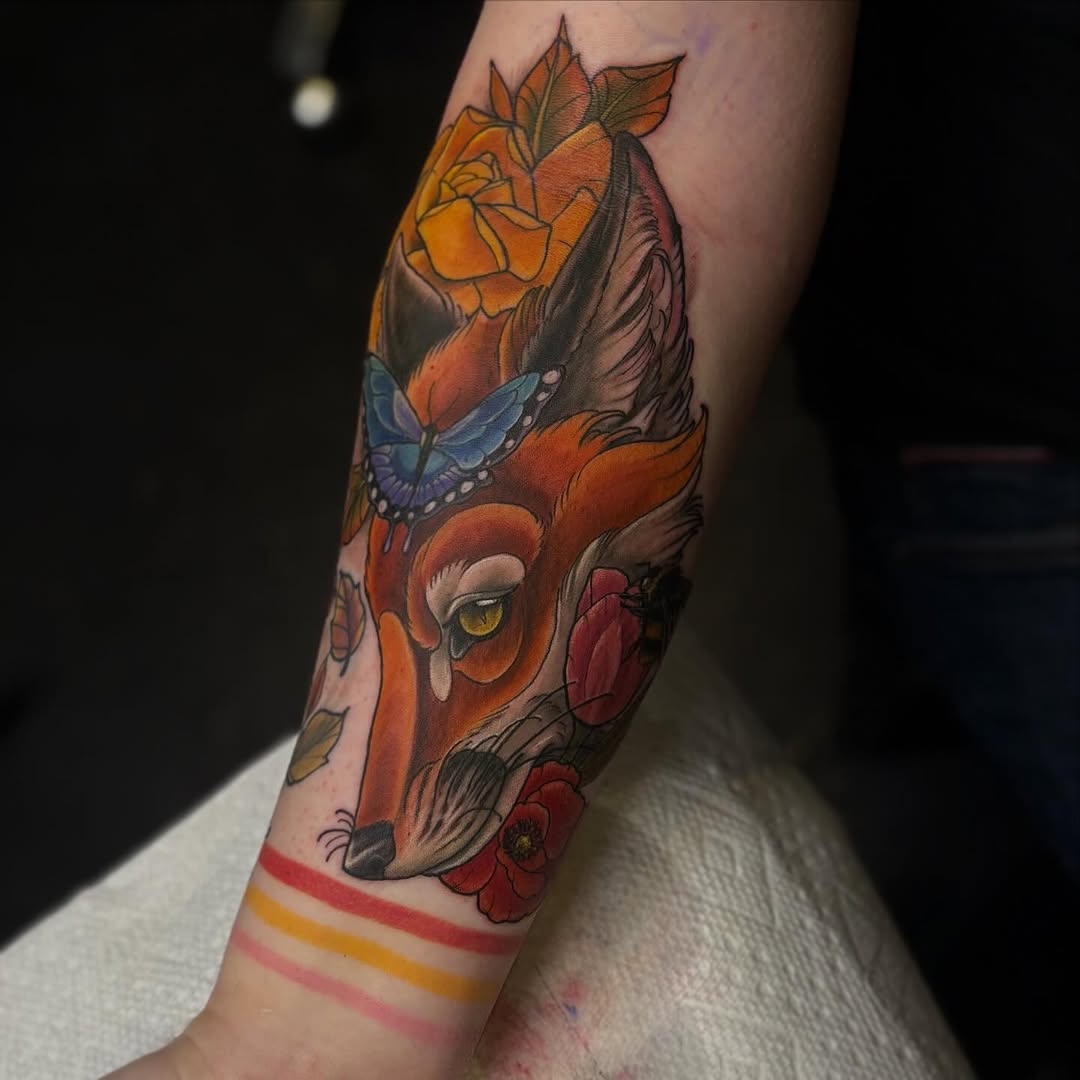 Tattoo by @luci.bat.tattoo β neo_traditional, realism