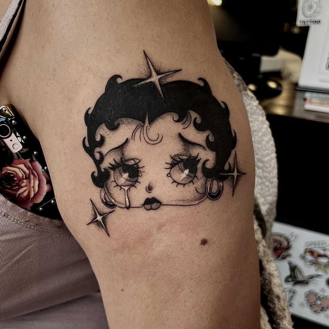 Tattoo by @joncrooktattoo โ new_school, black_and_grey