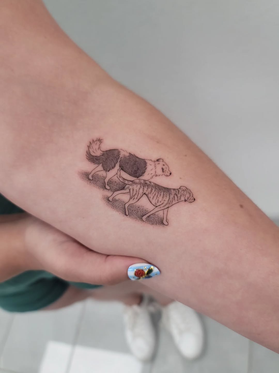 Tattoo by @christinaphungtattoos — illustrative, fine_line