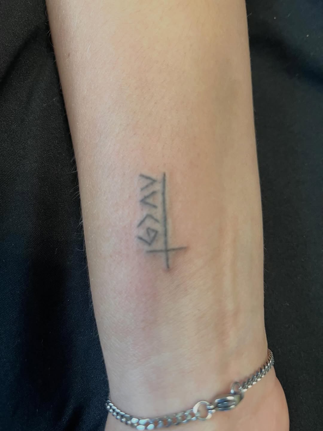 Tattoo by @tinytattootreasures — lettering_script, minimalist