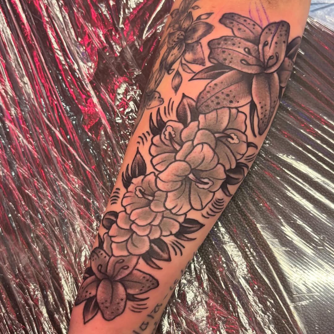 Tattoo by @dannydoestattoos — black_and_grey