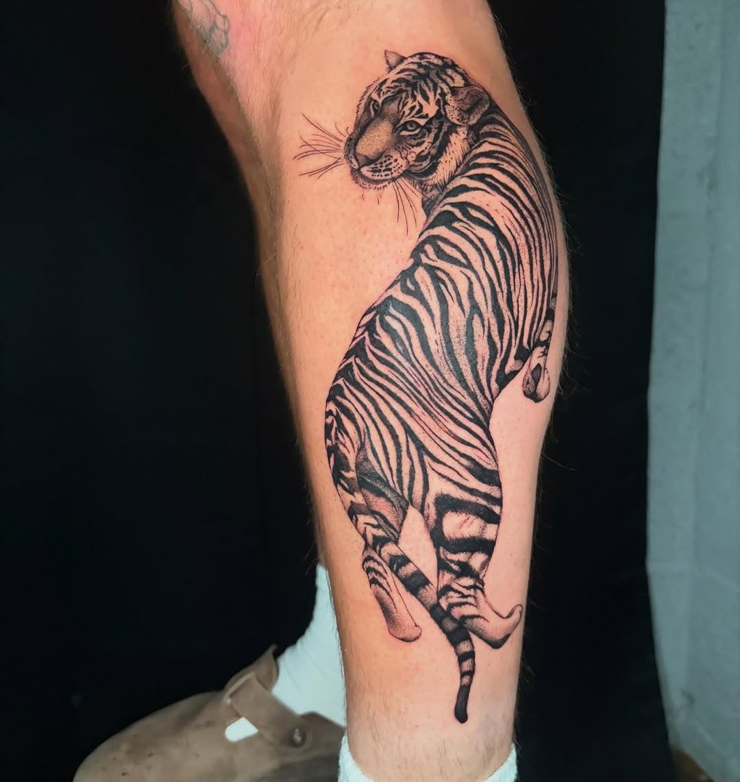 Tattoo by @black.thistle.tattoo — realism, black_and_grey
