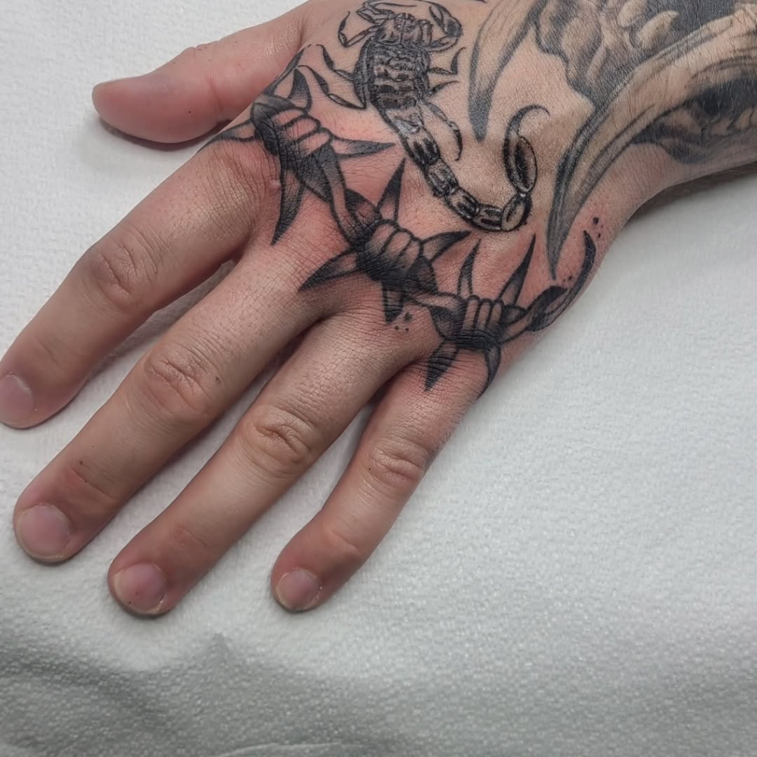 Tattoo by @shmorgue — black_and_grey, realism