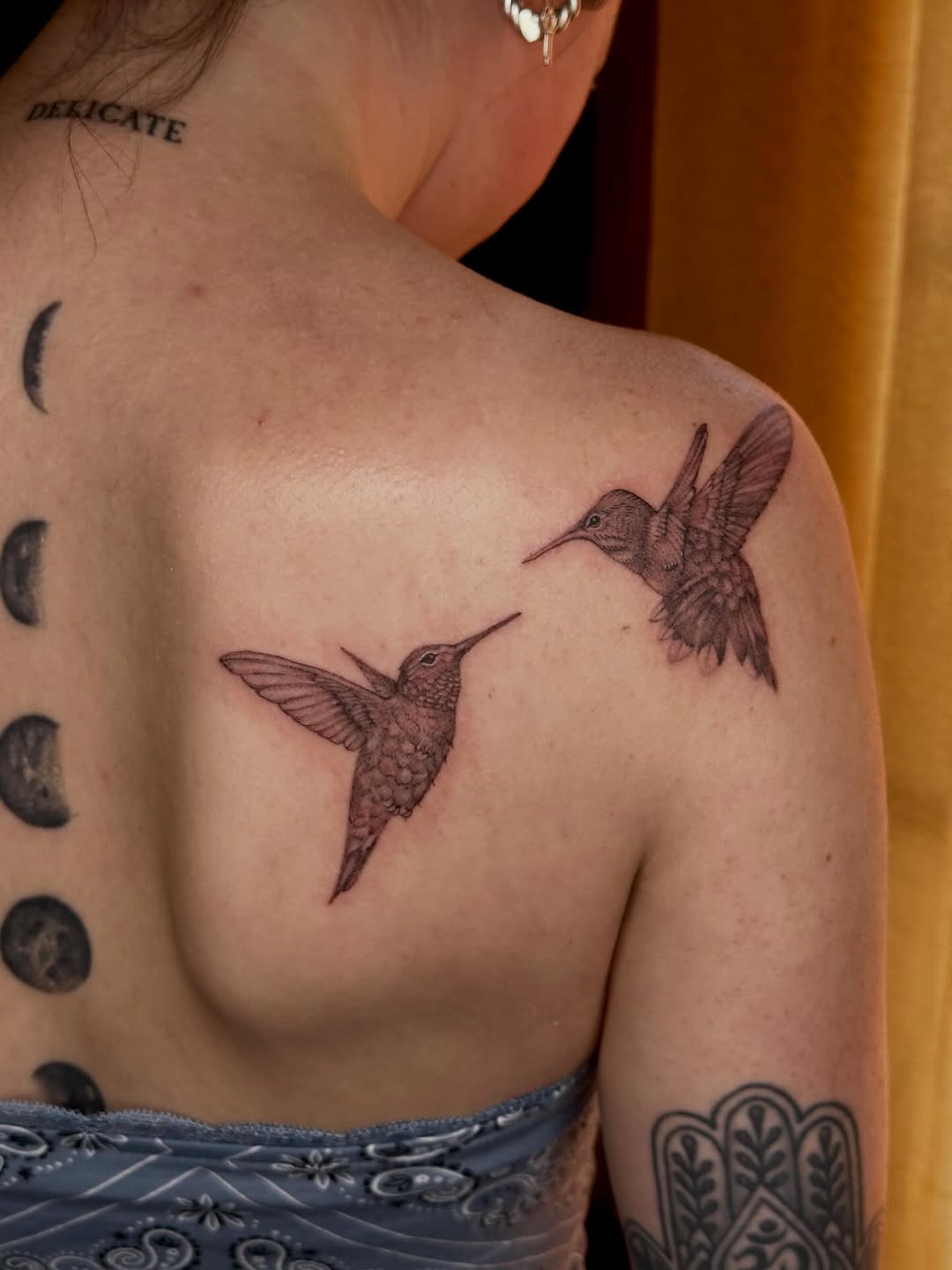 Tattoo by @chronicloving — fine_line, black_and_grey