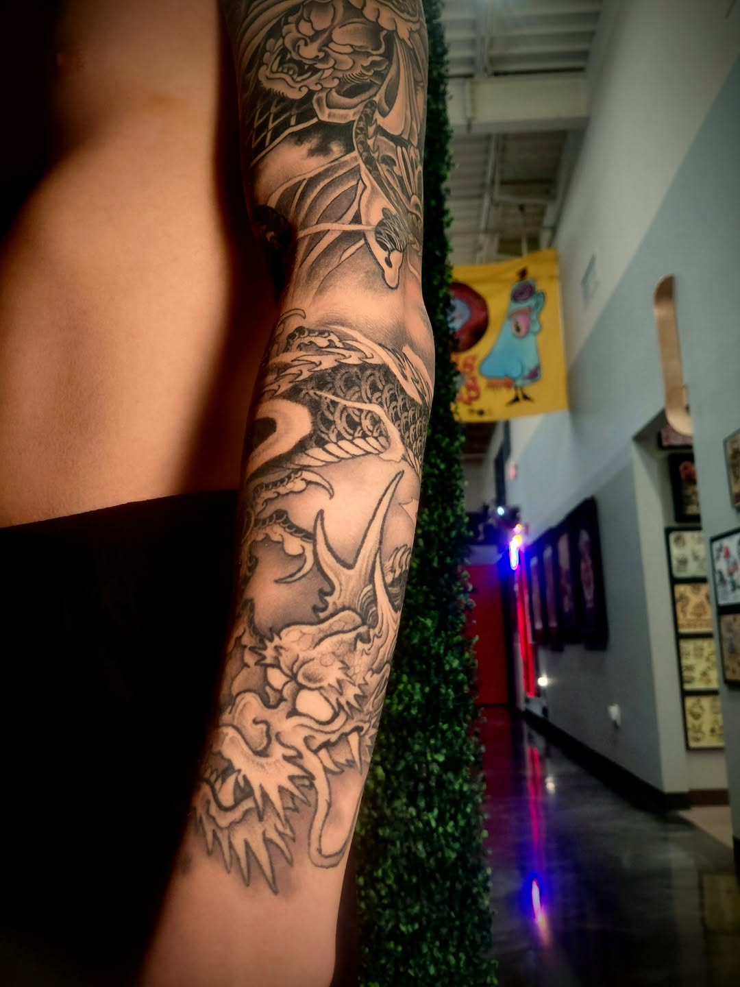 Tattoo by @gavingage_tattoo — japanese_irezumi, black_and_grey