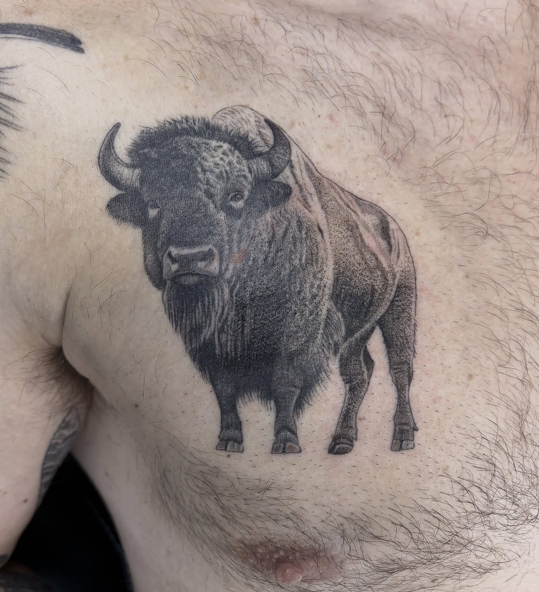 Tattoo by @kellidonegantattoos — realism, black_and_grey
