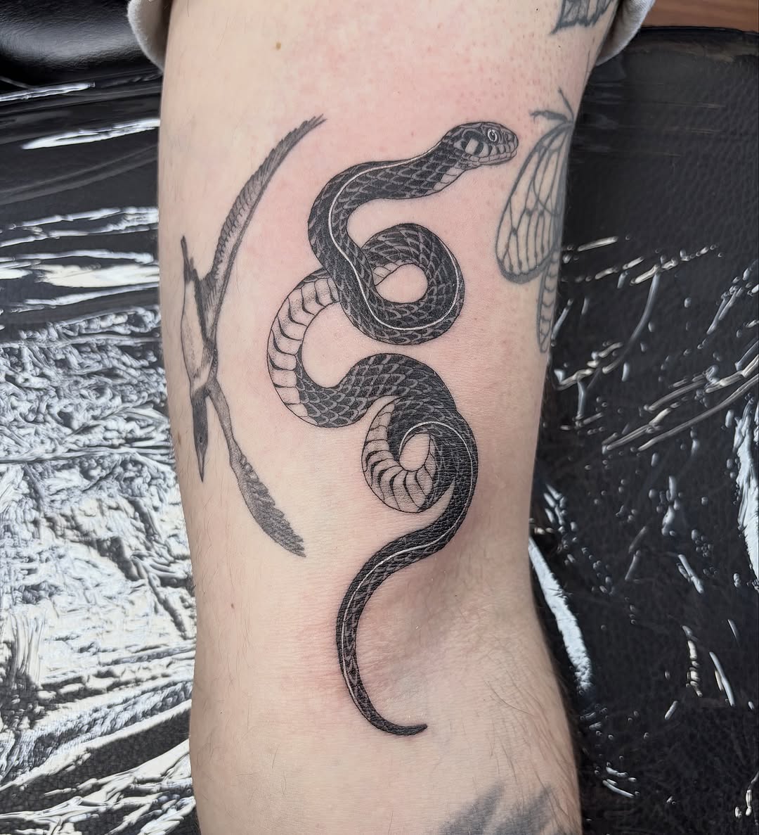 Tattoo by @kellidonegantattoos — black_and_grey, illustrative