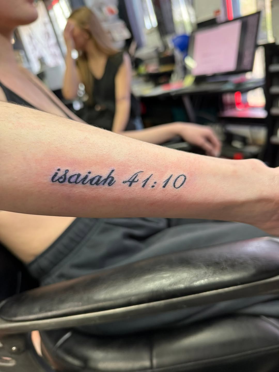 Tattoo by @lady_raven_tattoo — lettering_script, fine_line